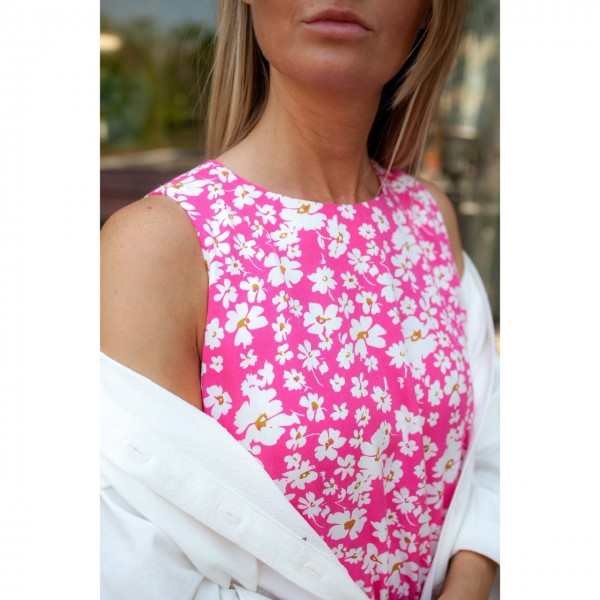 Платье «Цветы на розовом» фото 3